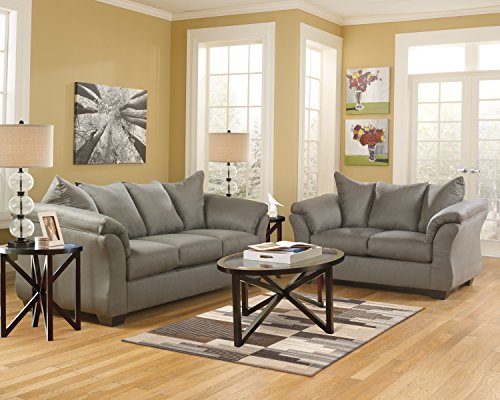 Signature-Design-by-Ashley-Darcy-Casual-Plush-Sofa-Grayish-Brown Signature Design by Ashley Darcy Casual Plush Sofa Grayish Brown