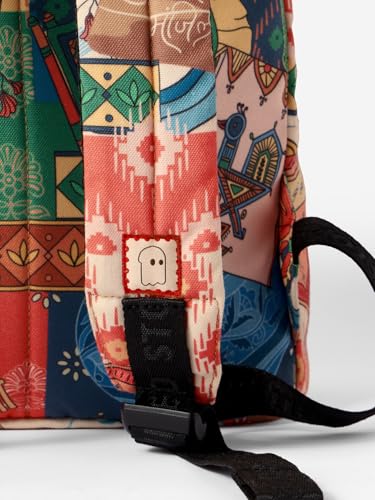 Image of The Souled Store Musafir Backpack | 19.47L Rugged Cotton Canvas Laptop Bag | 15.5 Inch Tech Sleeve & Luggage Strap | Premium Travel & College Rucksack for Men & Women