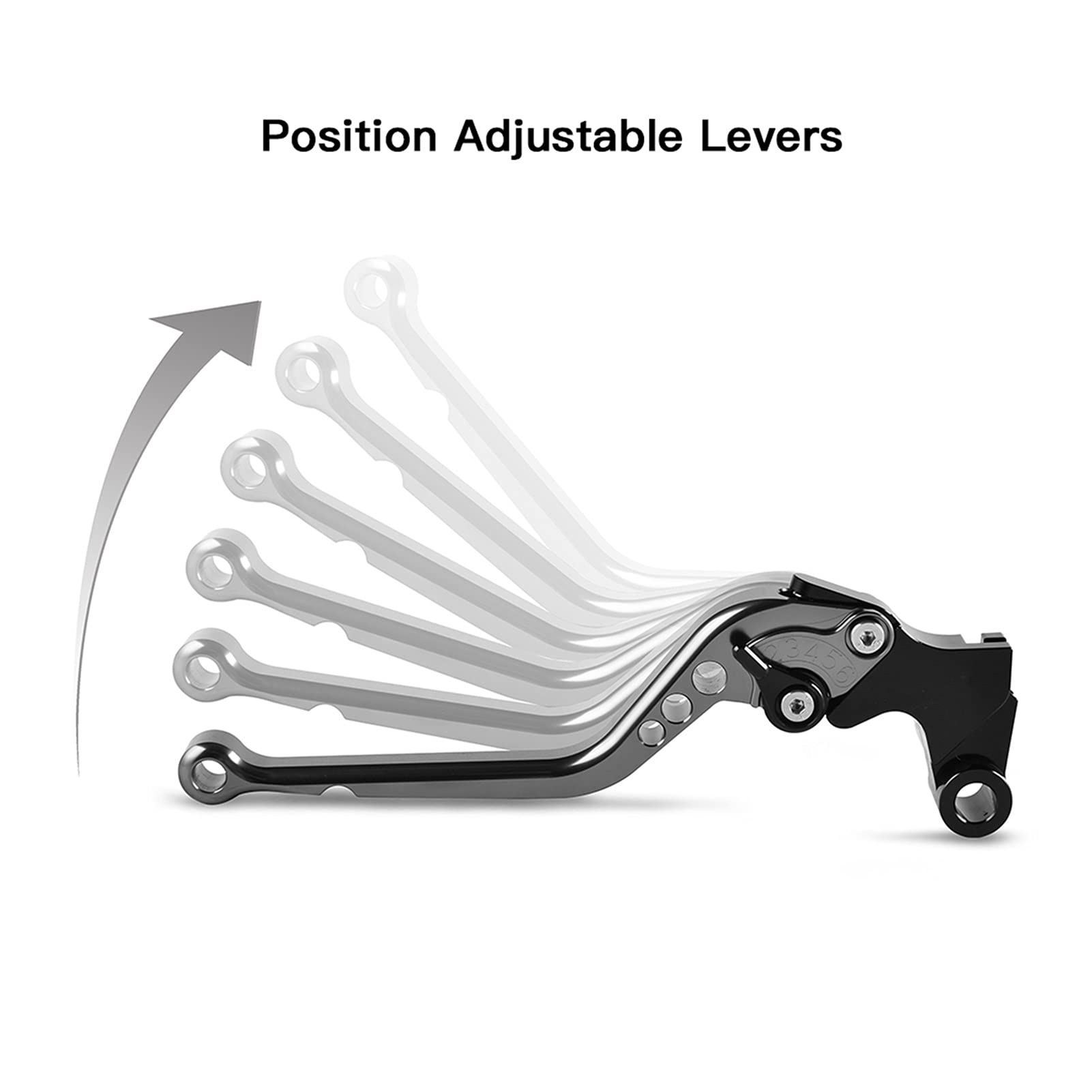 3D Ruit Motorfiets Verstelbare Rem Koppelingshendel Voor Ya- maha XVS650 DRAGSTAR XVS 650 drag star 1997-2003 XVS 1100 1999-2004 Remhendel Handvat ( Kleur : 8, Maat : Length:3D 147mm