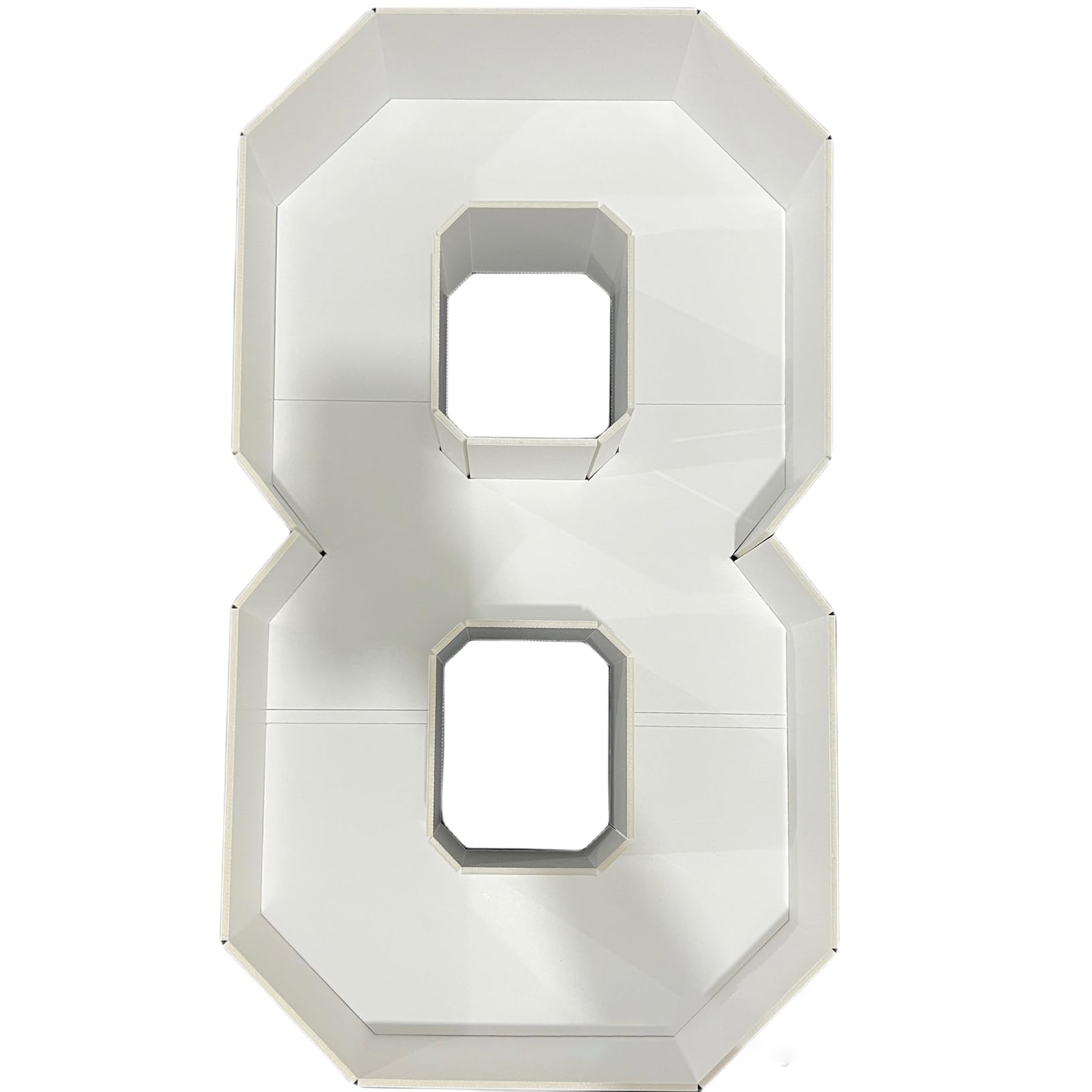 Grande tendone con numeri a LED, bianco con luci a LED, con numeri da 0 a 9, per feste, compleanni, fidanzamenti, sfondi decorativi per matrimoni, 100 cm