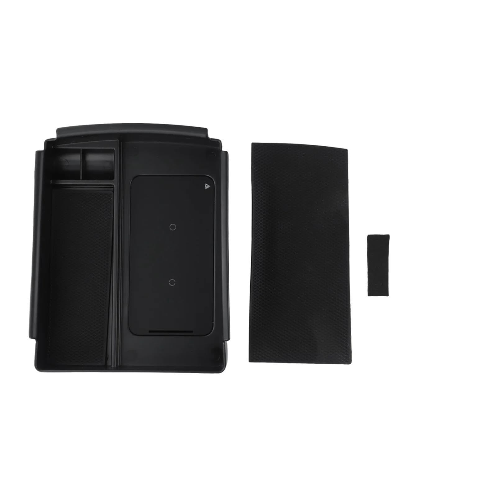 Caja De Almacenamiento Con Reposabrazos Para Consola Coche Cargador Inalámbrico Teléfono Para Tesla Para Modelo X S 2016 2017 2018 2019 2020 12V