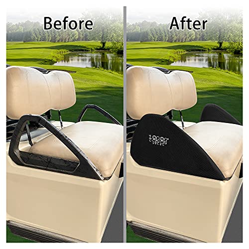 10L0L Golf Cart Front Seat Armrest Cover, Breathable Washable Polyester Mesh Cloth Armrest Cover For Club Car Ds #TOP2