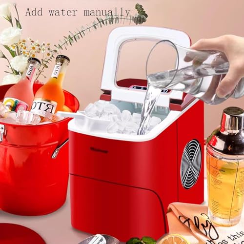 Máquina para hacer hielo portátil con 9 cubos en 8 minutos miniatura 4