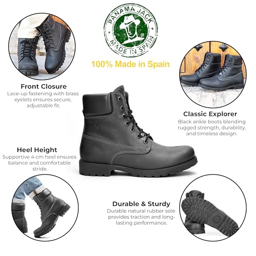 Panama Jack 03 Mens Waterproof Leather Hiking Ankle Boots2