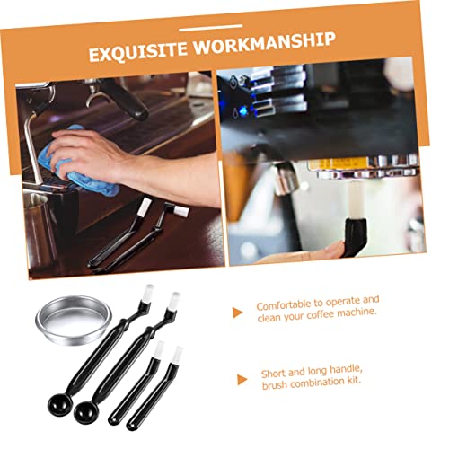 Machine à espresso brosse de nettoyage Healvian portable pour moulin à café et mousseur à lait - 8