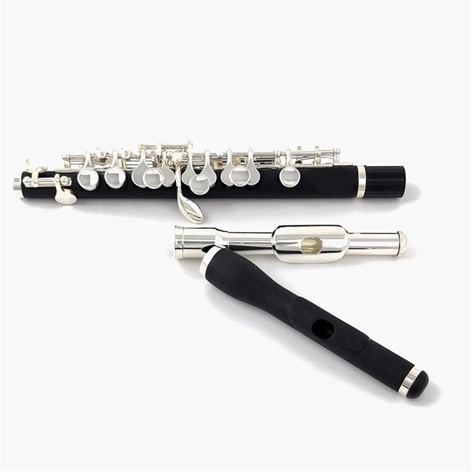 Flauto Flauto traverso in ottone placcato argento con chiave C