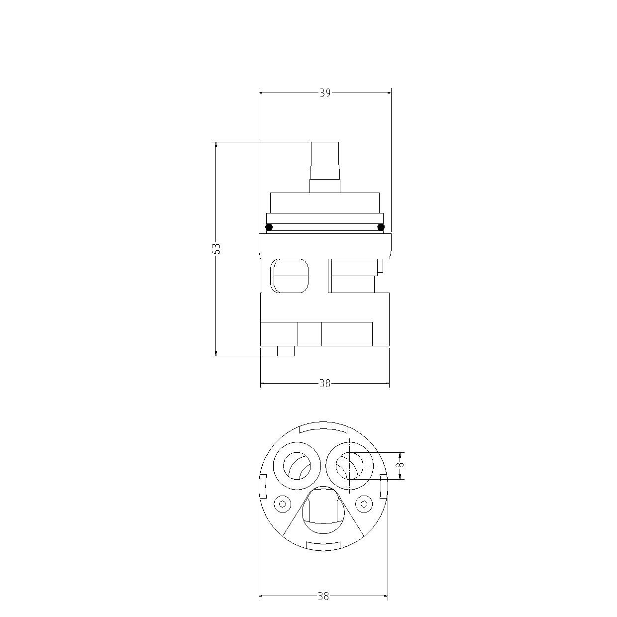 Cartuccia ceramica Zucchetti R98103