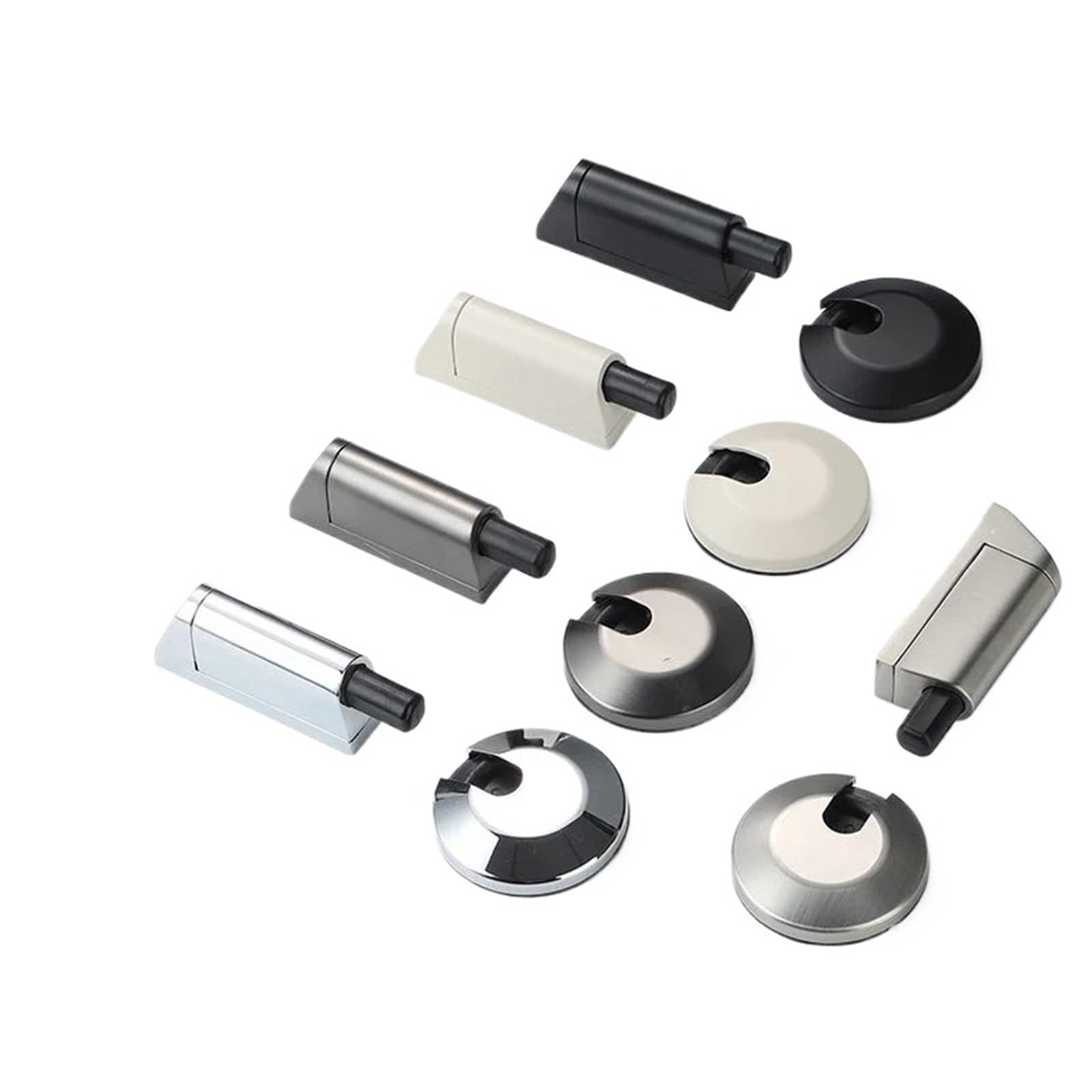 Kdhcvkz Neckle 1Pcs Heavy Duty Door Stopper Mechanical Door-Stop Non-Punch Sticker Furniture Door Hardware