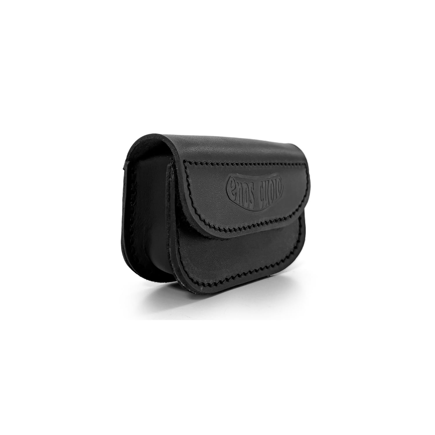 ends cuoio Borsa in Pelle Compatibile con Telepass per Moto, Borsa in Pelle Manubrio Adatta a Telepass, Borsa 100% Made in Italy Vera Pelle, Gadget Moto, Harley Davidson Accessori (Nero, Large)