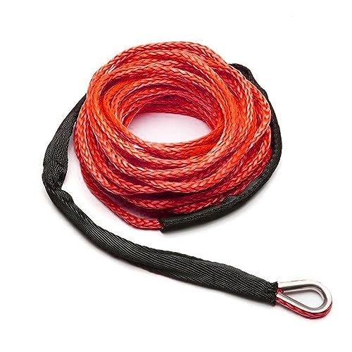 Cable de cabrestante sintético con funda protectora de 7700LBs para mantenimiento de coches 6