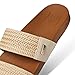 REEF Vista Braid II Women's Fashion Slide Sandal, Vegan Leather Strap, Ultra Soft Cushion Footbed, Vintage, 7.5