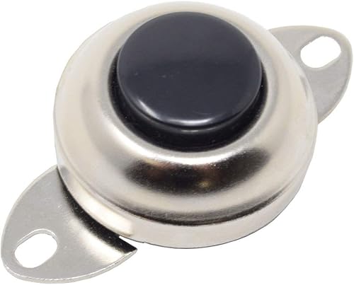 Miniatura 2 de Pipeman's Installation Solution Interruptor de botón de bocina universal Pulsador de tren de aire de montaje empotrado de 12 voltios