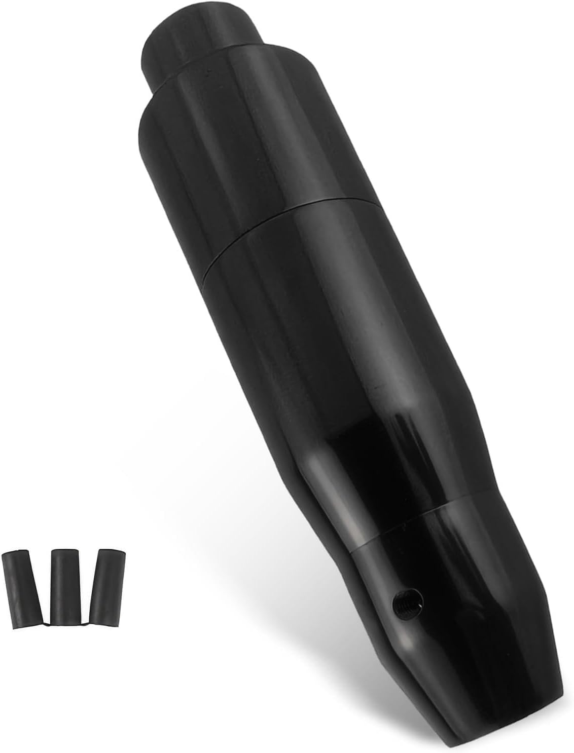 1 PC Car Shift Knob, Transmission Gear Shifting Stick Lever, Gear Shift Knob with Push Button, Universal Automatic Shifter Accessories for Most Cars Trucks SUVs (Black)