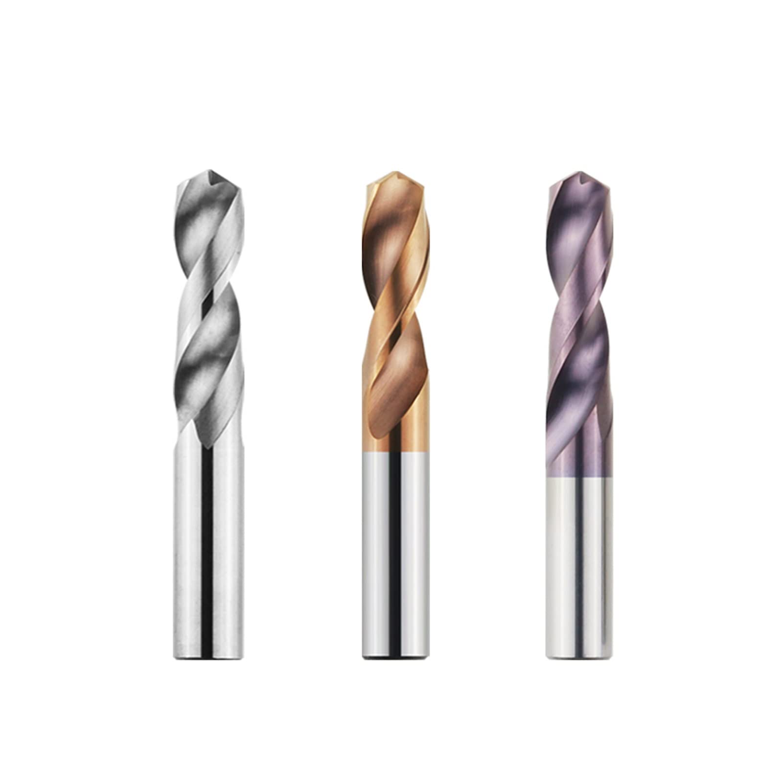ZZSRJ 1 pz Punte da Trapano in Metallo Duro Punte da Trapano in Acciaio al Tungsteno Twist Drill Bit for La Lavorazione dei Metalli Tornio Strumenti di Foratura1.0-20.0mm