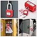 TOKCKYBL Lockout Tagout Locks Set | 10 Red OSHA-Compliant Safety Padlocks with 2 Keys Each | Keyed Different Loto Locks for Electrical, Industrial, & Machinery Lockout Tag Out Kits
