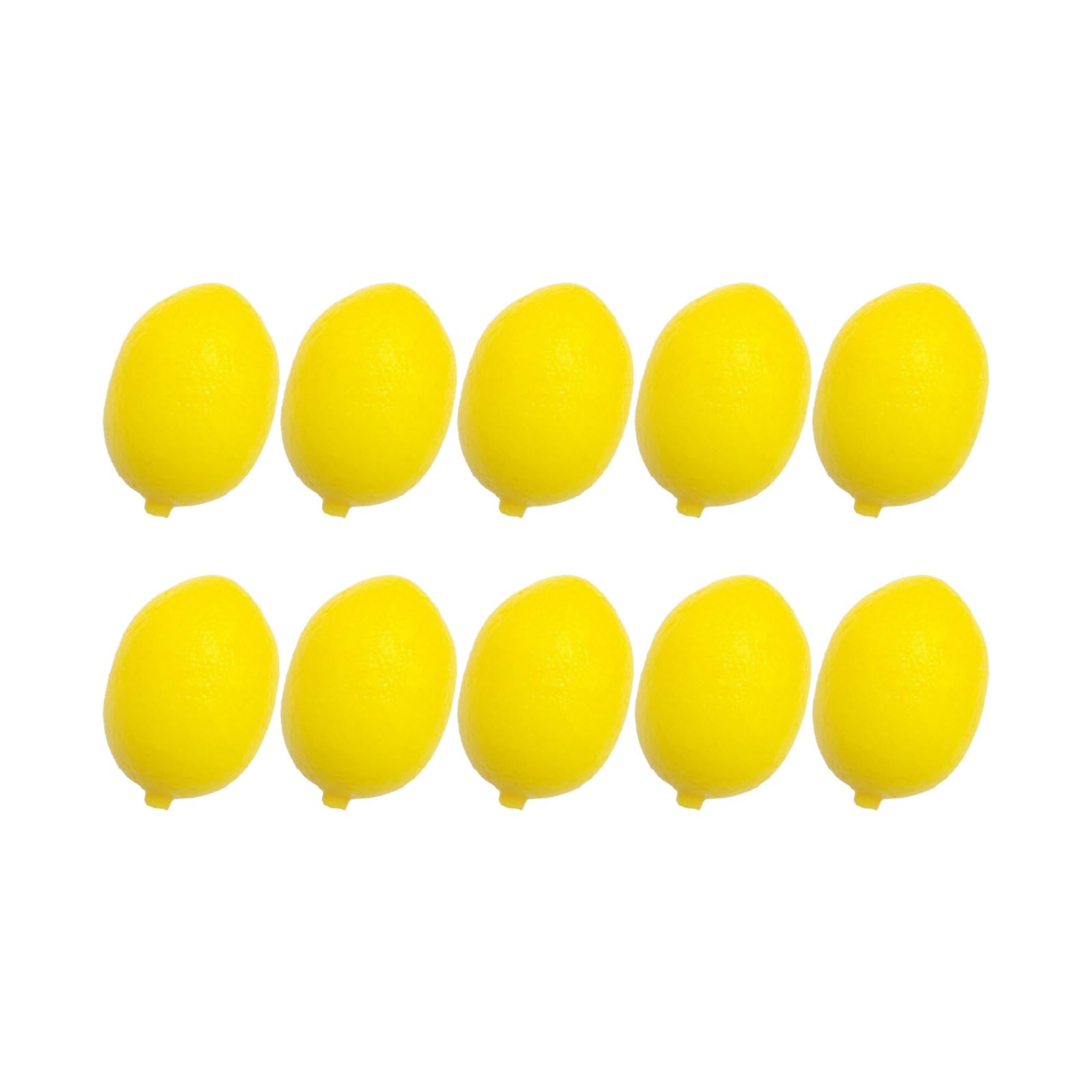 Bbajszx 10Pcs Simulation Lemon Realistic Artificial Lemon Fruit for Basket Display Christmas Thanksgiving Decoration Photography Simulation Fruit