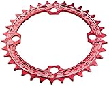 34 Zähne Race Face RNW104X34RED Kettenblatt für Tretlager, rot