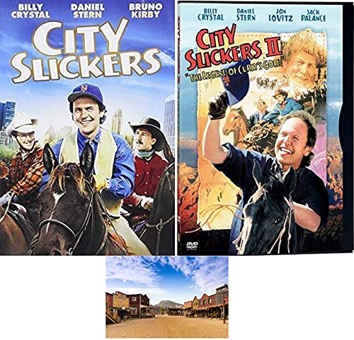 City Slickers 1 & 2 One & Two (DVD, WS Collector's Edition) Billy Crystal 2 DVD Set Includes Western Movie Set Glossy Print Art Card City Slickers 1 & 2 One & Two (DVD, WS Collector's Edition) Billy Crystal 2 DVD Set Includes Western Movie Set Glossy Print Art Card