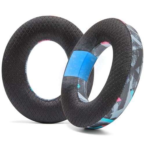 Image of WC Freeze Momentum 4 - Cooling Gel Earpads for Sennheiser Momentum 4 Wireless Over Ear Headphones by Wicked Cushions - Boost Comfort, Thickness, & Sound Isolation for Epic Listening | 90's Black