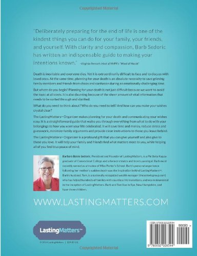 The LastingMatters Organizer: Where loved ones find what matters most