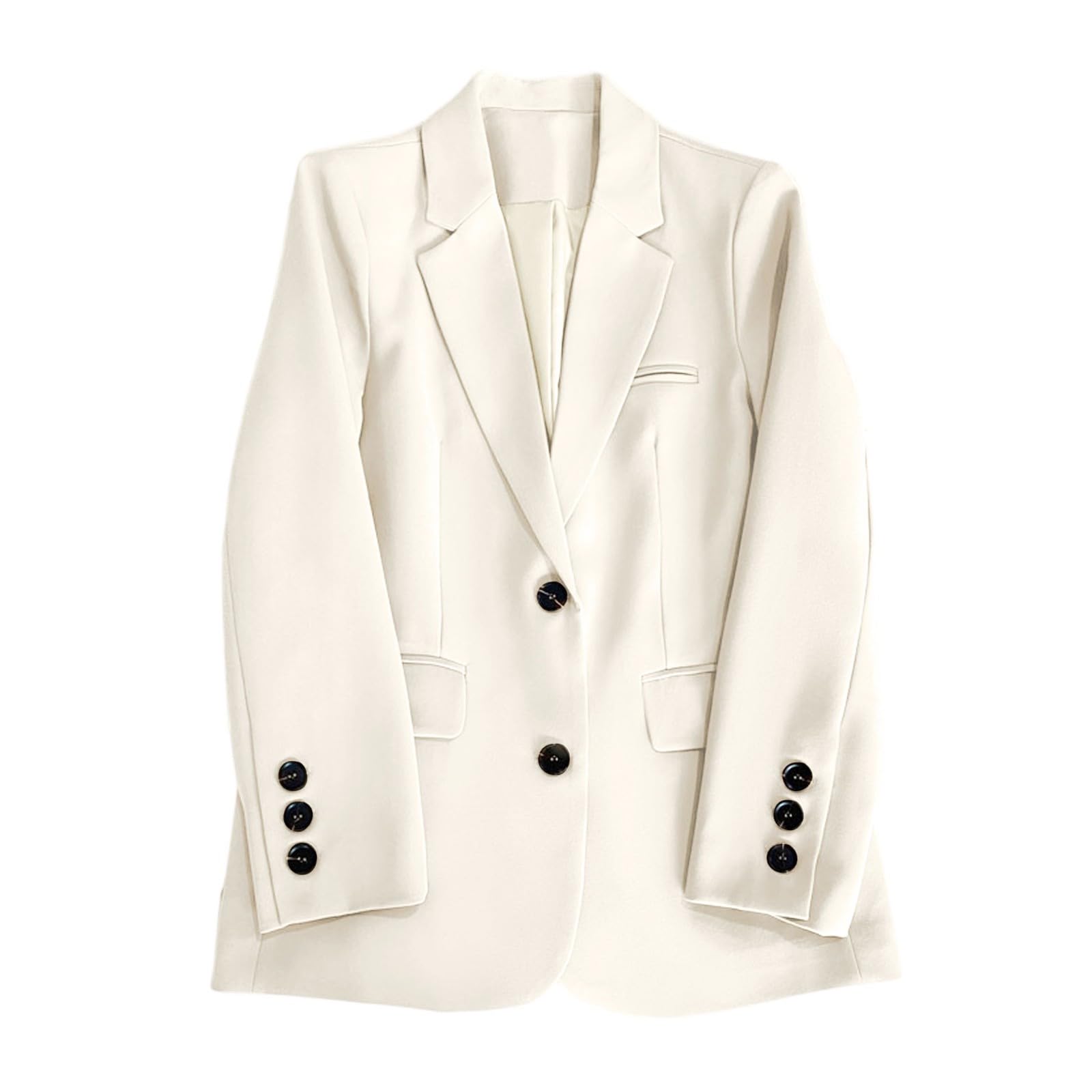 Blazers for Women Business Casual Dressy Long Sleeve Open Front Suit Jackets with Pockets Professional Office Outfits