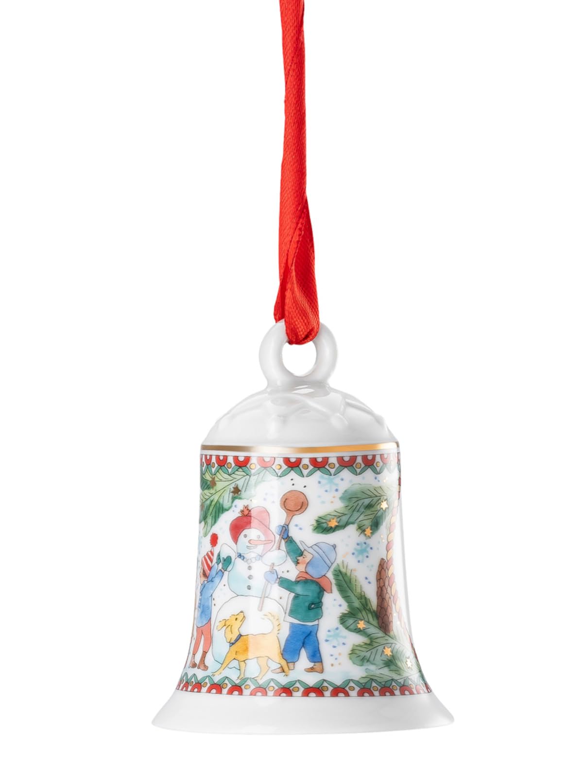 Hutschenreuther Christmas Collection 2025 Porcelain Bell Christmas Games Christmas Bell 7 cm