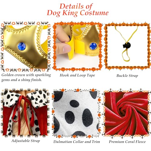 Disfraz para Perro King Halloween Talla Large miniatura 4