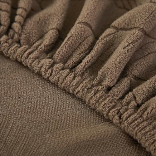 Housse de canapé sans accoudoir jacquard extensible