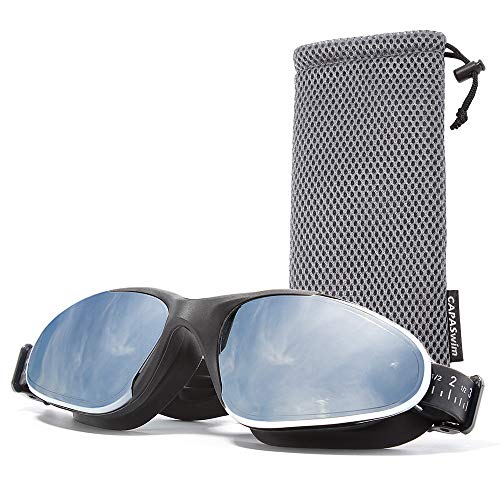 CAPAS Swim Goggles for Swimming Leak Proof Anti Fog UV Protection Clear Vision