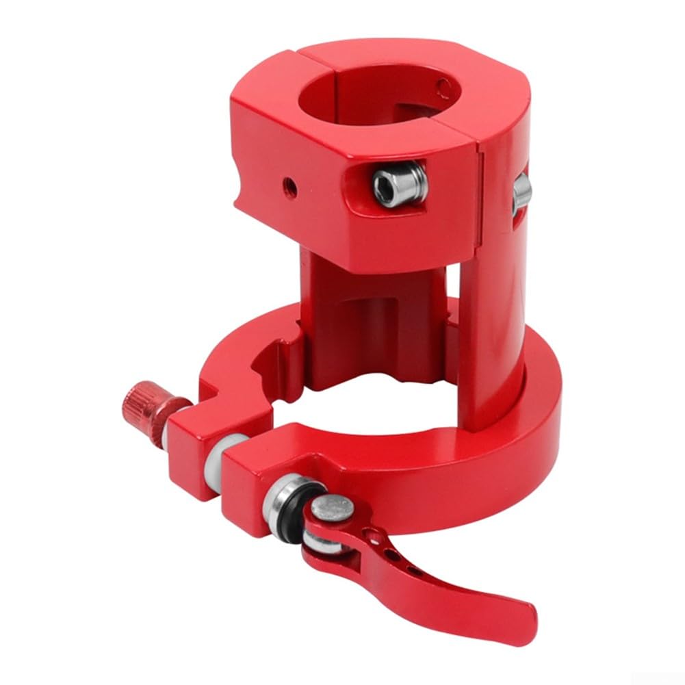 DAZZLEEX Base de poteau pliable en alliage d'aluminium pour scooter électrique Xiaomi M365/Pro (rouge)