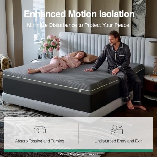 Image of Novilla Full Size Mattress 12 Inch, Gel Memory Foam Mattress Full