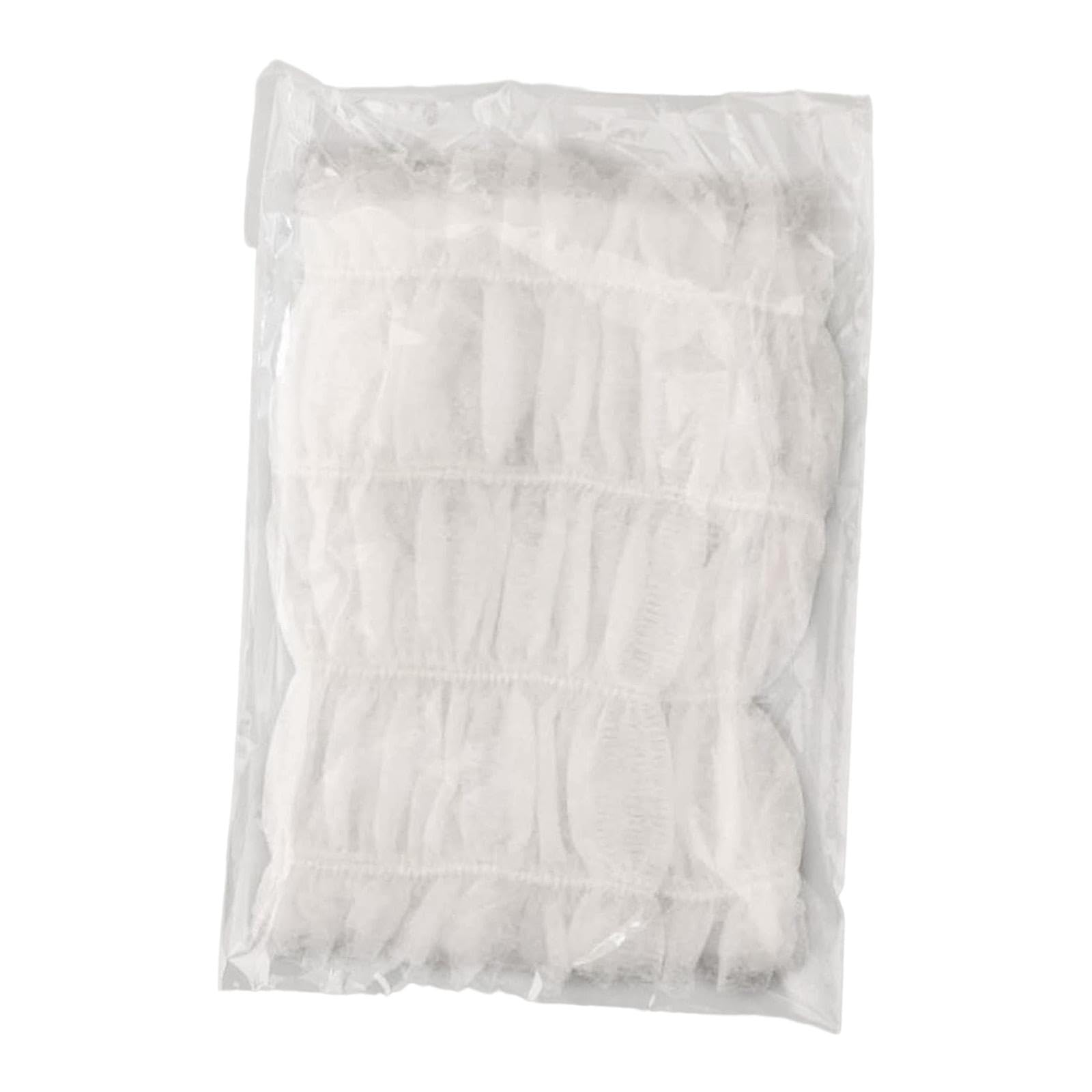 Oshhni 100 fasce per capelli SPA per il viso, fasce per capelli SPA per il trucco, elastiche multiuso per, per per saloni di bellezza, Bianco