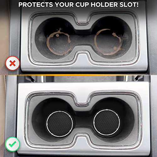 EcoNour Juego de Porta Vasos para Auto 2 Piezas miniatura 2