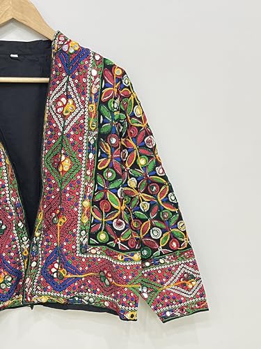 Indian Embroidered Jacket, Jacket Women Coat, Bohemian Traditional Jacket Banjara Embroidered Jacket4