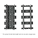 50X Flexible Tracks Railroad Train Track Non-Powered Rail Compatible Major Brand Construction Block Toy
