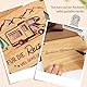 BOFUNX Reisekasse Geschenk Geldgeschenke Verpackung für Reisen und Urlaub aus Holz Geldgeschenk Geburtstag Reisegutschein Geschenk Verpackung Geburtstagsgeschenk Weihnachten Geschenk