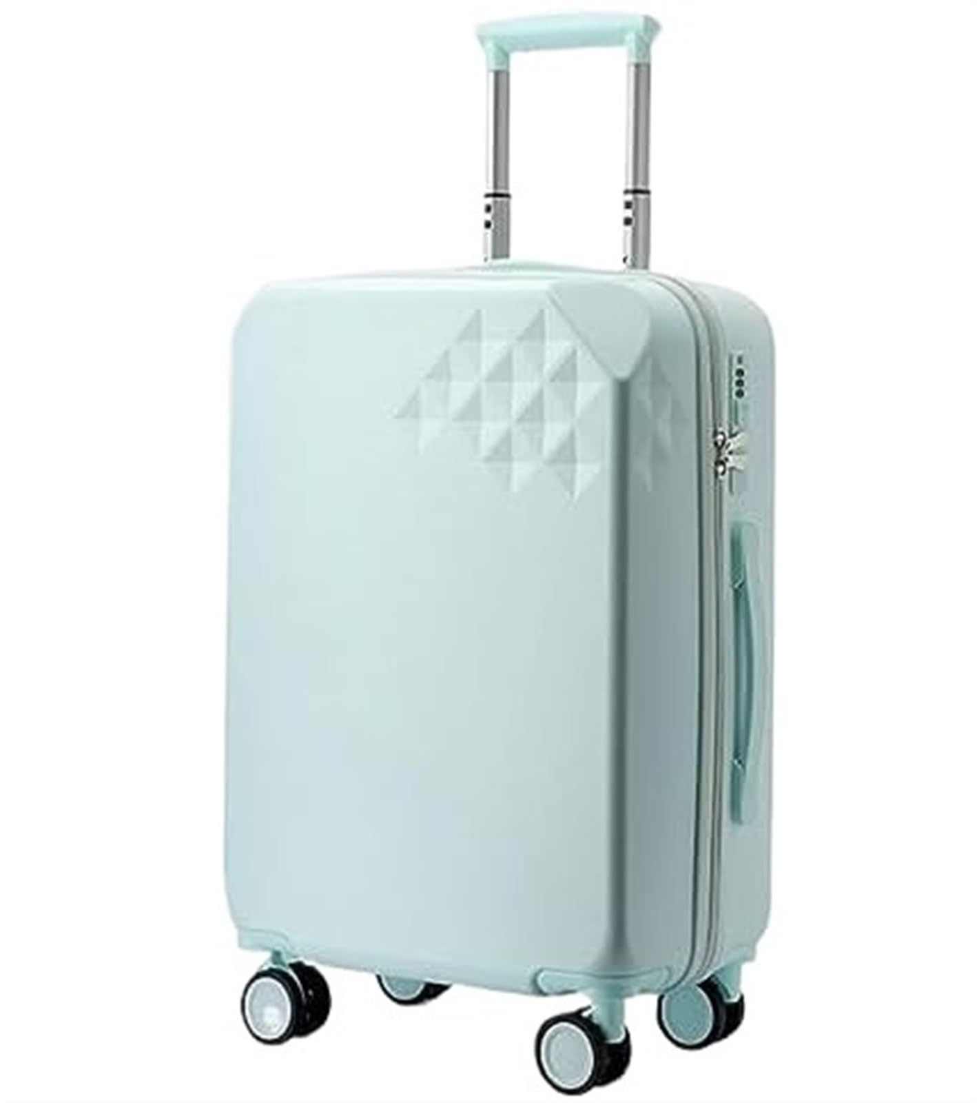 Valigia Valigia Rigida Leggera con Spinner A 8 Ruote Espandibile, da Stiva Valige Bagaglio Mano(D,20inch)
