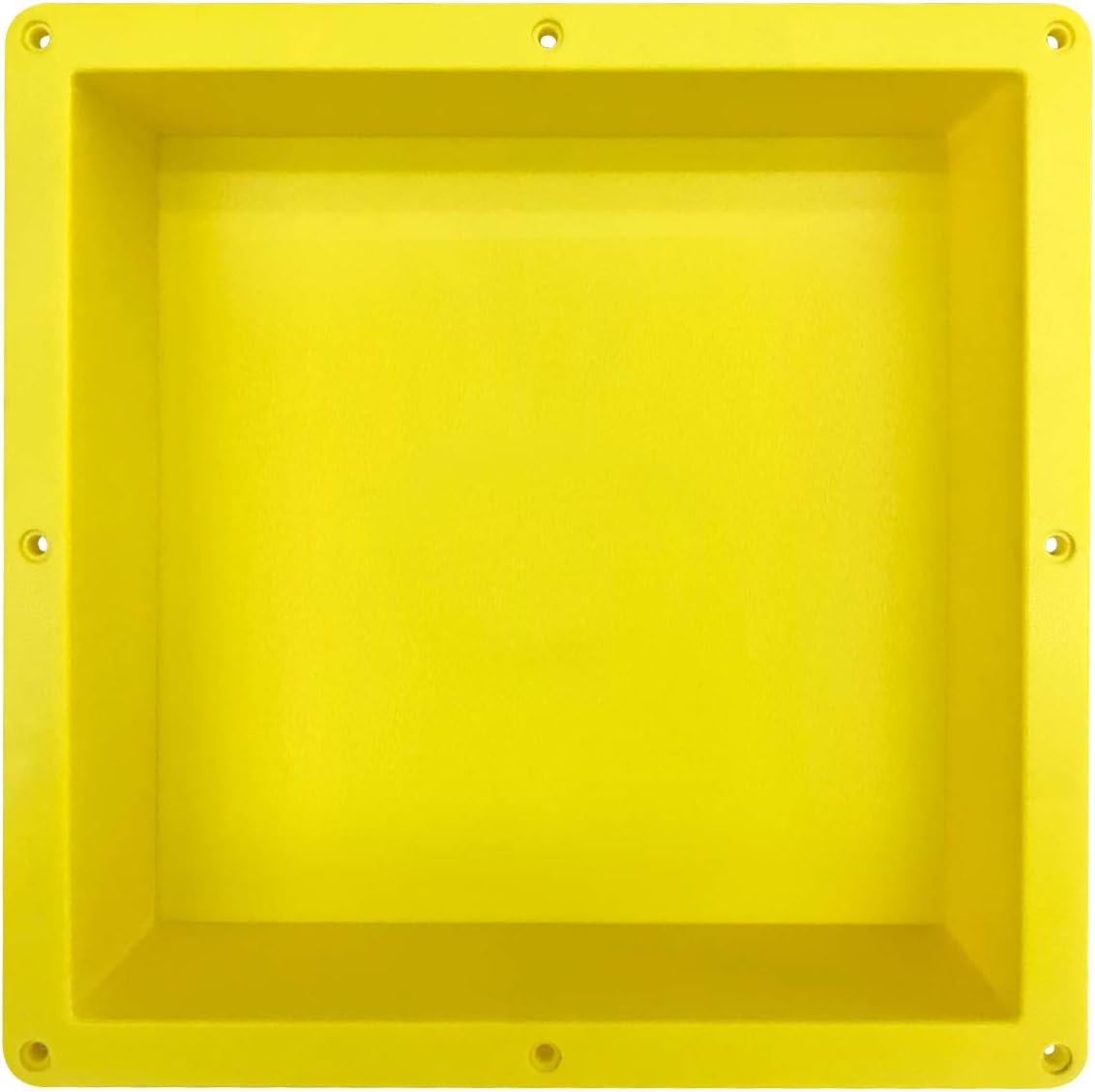 UniGreen Single Recessed Shower Niche Yellow, 14"x14"x4"D for