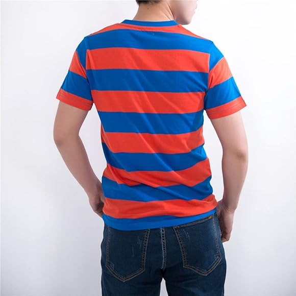 Amazon | [xinaishan] X.N.S(希望) メンズ Tシャツ 半袖 ボーダーTシャツ サマー コットン | Tシャツ・カットソー 通販