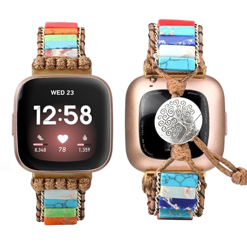 URPANDA �{�[�z�[�o���h Fitbit Versa 4/Versa 3/Sense 2/Sense�o���h ���f�B�[�X �����Y �V�R�΃r�[�Y�u���X���b�g ���߉\ �h���b�V�[�Ȍ����p�X�g���b�v Fitbit Watch�o���h�p �J���t���W���X�p�[