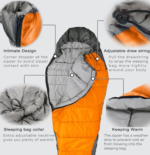 Saerovie HQB-23022 20 Degree Mummy Camping Sleeping Bag thumb #4