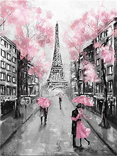 Malen Nach Zahlen Sonnenuntergang Wellen 40x50cm - DIY Gemälde Set