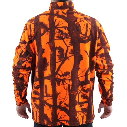 fratelliditalia.org Maglione maglia Micropile isolamento termico caccia arancio colori tecnico
