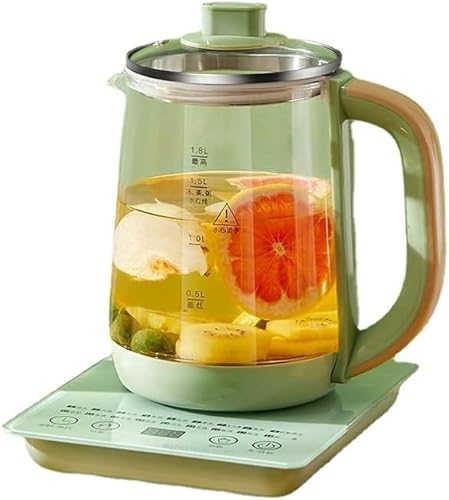 Tufduzo電気ケトル ガラス 110V やかんを保つ 二重層構造 焦げ付き防止 火傷防止 電気ケトル 多機能 花茶 沸騰茶 家庭用電気加熱 湯沸かしケトル 自動煎じケトル (標準)