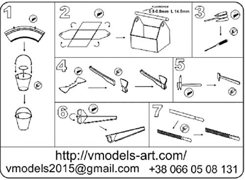Miniatura 5 de 35019-135 - Herramientas de banco fotograbadas