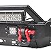 Discovery 2 Ⅱ Bumper, BESTZHEYU Front and Rear Bumpers Sets Fits 1999 2000 2001 2002 2003 2004 Discovery 2 Ⅱ with Winch Plate and Led Lights Offroad Bumper