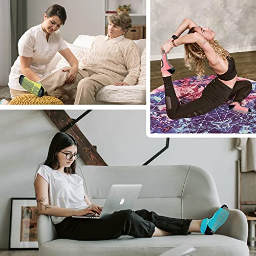 Image of Non Slip Grip Yoga Socks for Women with Cushion for Pilates, Barre, Dance