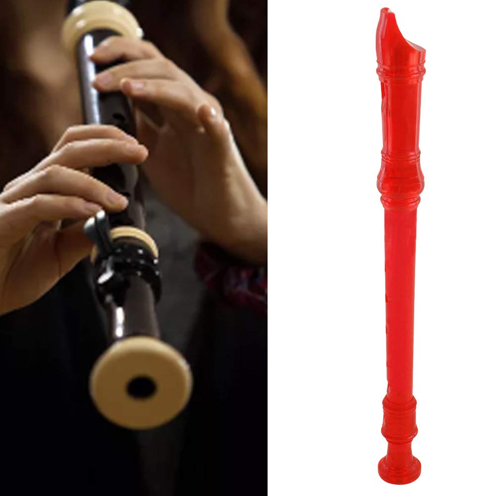 1 Flauta de Agudos de 8 Orificios Ajustable Flauta de Agudos no tóxico Clarinete Flauta Principiante Instrumento de Viento de Madera Clarinete (Color : Purple)