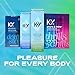 K-Y Natural Feeling with Aloe, Water Based Lube for Sex, Sex Toy & Anal Lube, Non-Sticky Personal Lubricant, Condom-Friendly, pH-Friendly, Travel Size Lubricant, 2.5 Fl Oz