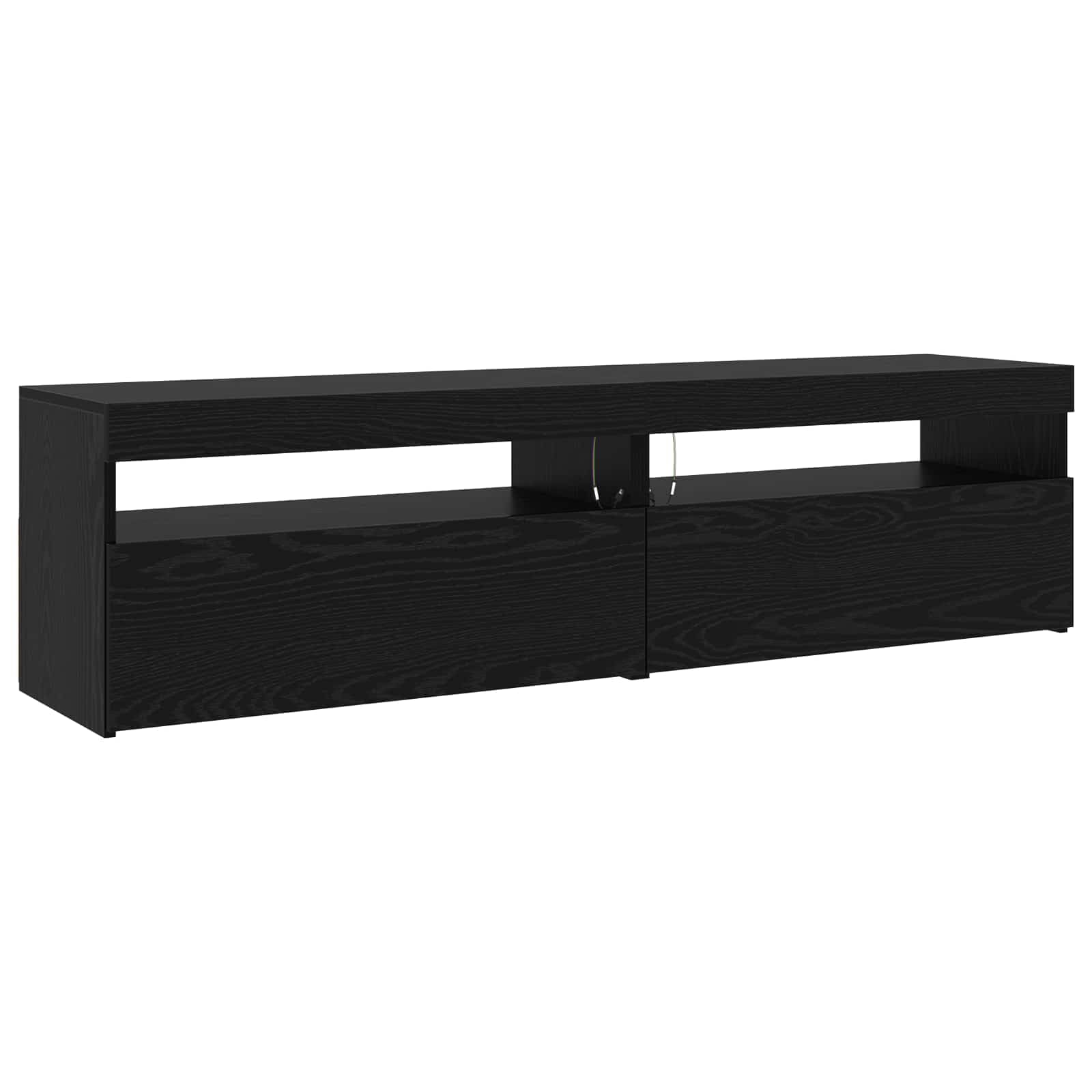 Conjunto de Mueble de TV 3 uds. Roble Negro,51.3kg-3332509